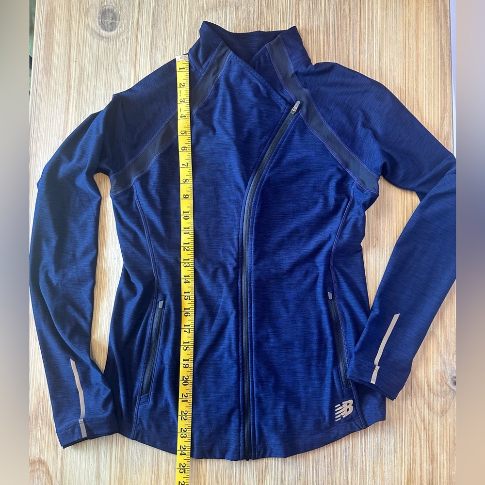 New Balance Navy Blue Women’s Zip-Up Warm Up Jacket - size Small